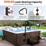 GarveeLife Adjustable Spa Handrail with Non-Slip Grip