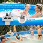 Adjustable Hot Tub Table Tray for Drinks & Snacks