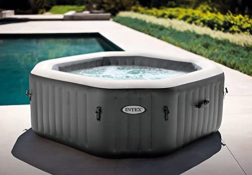 REVISED: "INTRO: INTEX Bubble Massage Spa Set, Grey, 4-Person