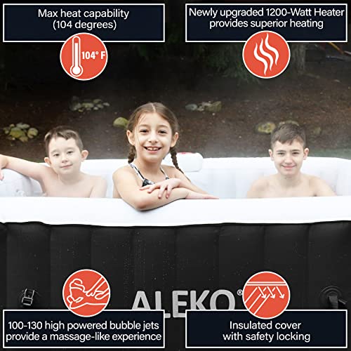 4-Person Inflatable Hot Tub | 160 Gallon Capacity