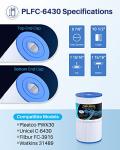 POOLPURE C-6430 Spa Filter 3 Pack Replacement