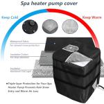 Hadisi Hot Tub Spa Heater Pump Cover – Black