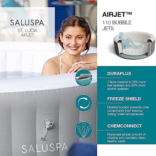 St. Lucia SaluSpa 2-3 Person Inflatable Outdoor Hot Tub