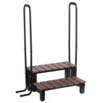 Hot Tub Steps with Handrails - Non-Slip Design