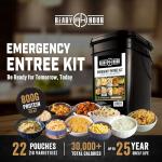 Emergency Meal Entrées, 120 Servings, 25-Year Shelf Life