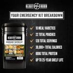 Emergency Meal Entrées, 120 Servings, 25-Year Shelf Life