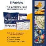 4Patriots 72-Hour Emergency Food Supply Survival Kit