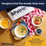 4Patriots 72-Hour Emergency Food Supply Survival Kit