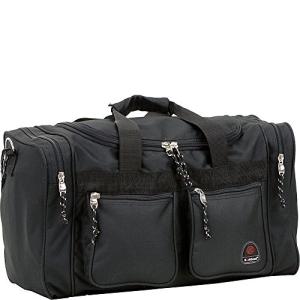 Black Rockland Duffel Bag: Compact and Durable