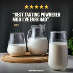 Vitamin Powdered Milk: Freeze Dried Prepper Emergency Food