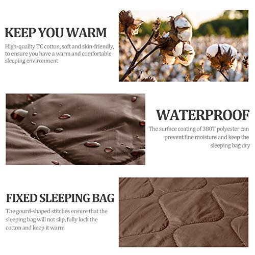 Compact Waterproof Camping Sleeping Bag for All Ages