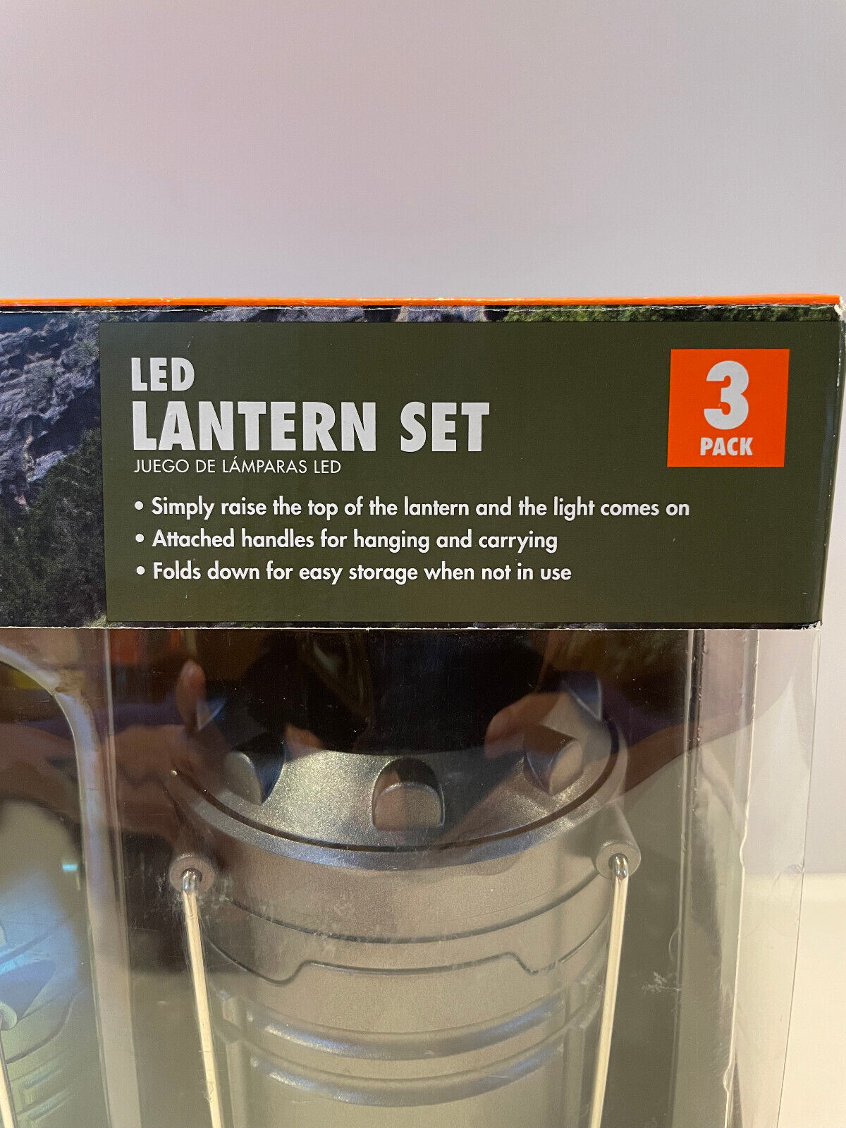 LED Camping Lanterns with Batteries (3-Pack)