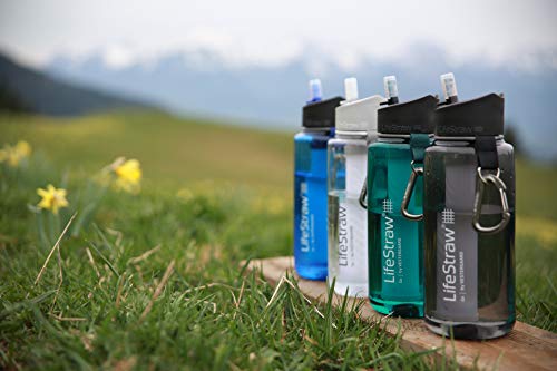 Teal LifeStraw Go Filter Bottle, 1L