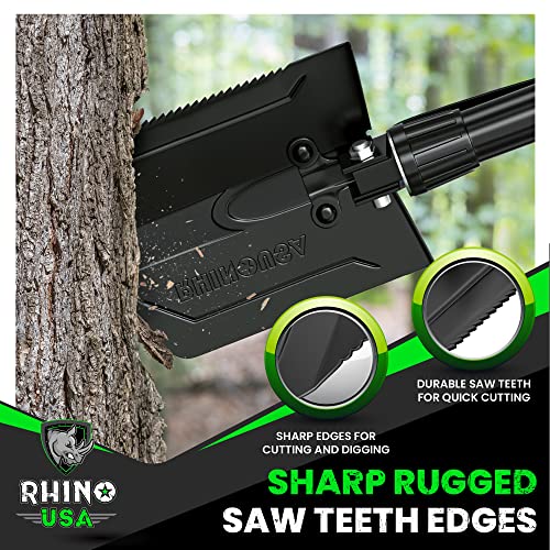 Rhino USA Military Folding Survival Shovel