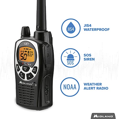 Waterproof Long Range Two-Way Radio with Privacy Codes