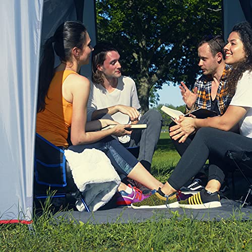 8 Person Waterproof Camping Tent with Divided Rooms