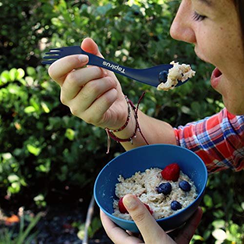 Tapirus Blue Spork Set - Outdoor Mess Kit