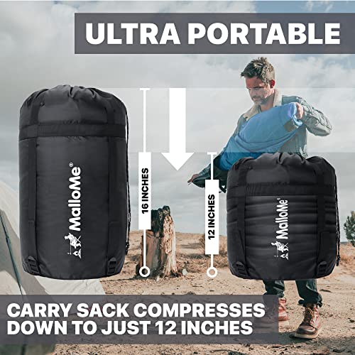 MalloMe Adults & Kids Sleeping Bags - Cold Weather