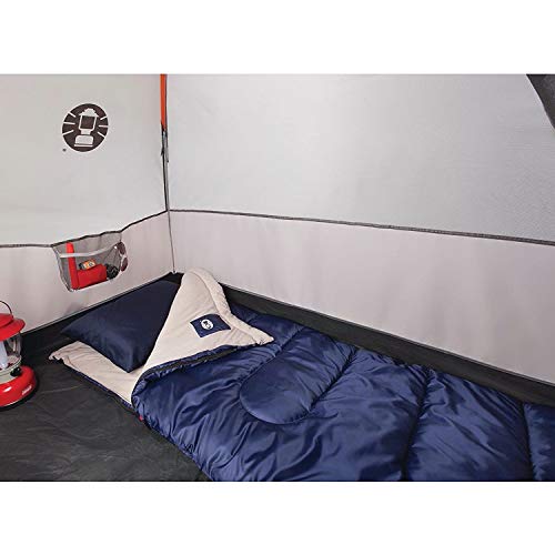 Coleman Cold-Weather 20°F Brazos Sleeping Bag - Navy