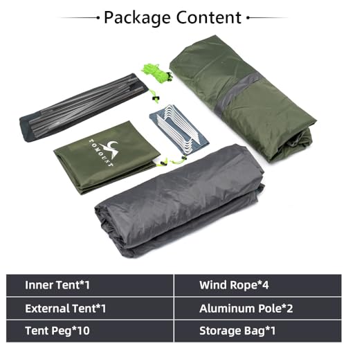 MC TOMOUNT 1 Person Waterproof Backpacking Tent Outdoor Camping