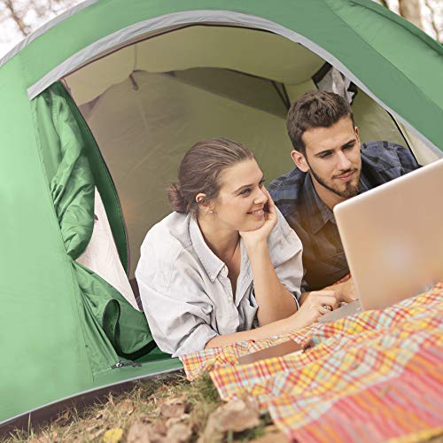 CAMEL CROWN Spacious Waterproof Camping Dome Tent