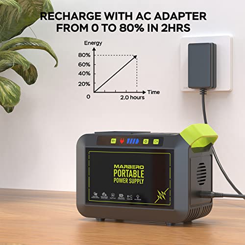 MARBERO 88Wh Portable Power Station for Camping Survival
