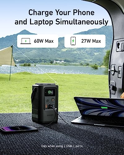 Portable Outdoor Generator with Smart Display and SOS Mode