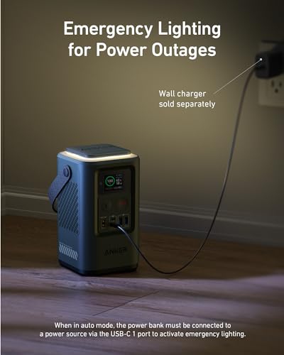 Portable Outdoor Generator with Smart Display and SOS Mode