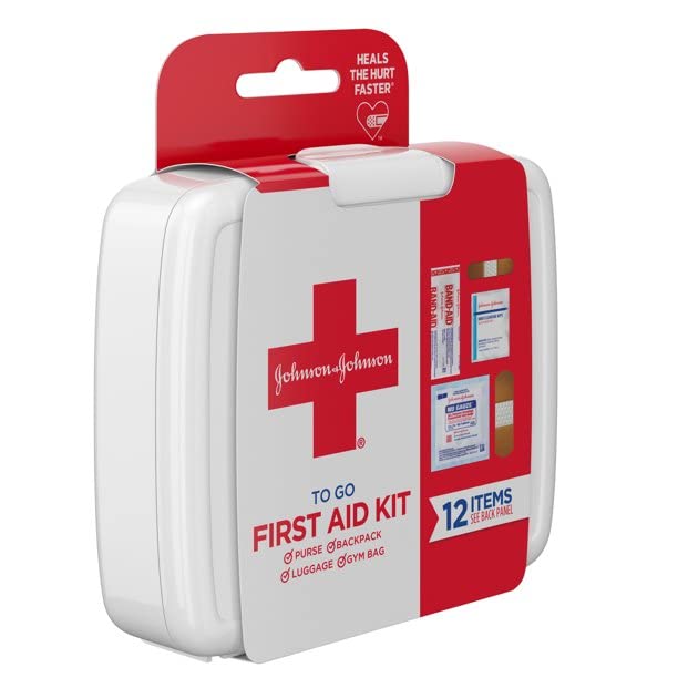 Johnson & Johnson First Aid Kit Set (12 Piece)