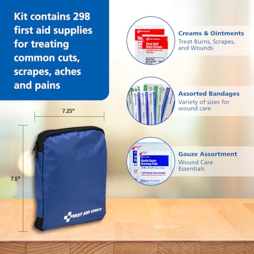 All-Purpose Emergency First Aid Kit, 298 Pieces