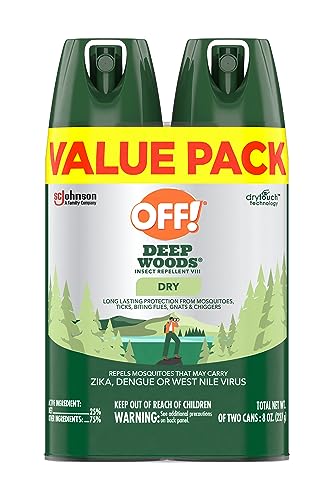 OFF! Deep Woods Insect Repellent Aerosol, Dry Formula, 4 Oz