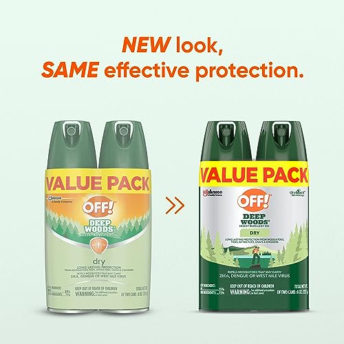 OFF! Deep Woods Insect Repellent Aerosol, Dry Formula, 4 Oz
