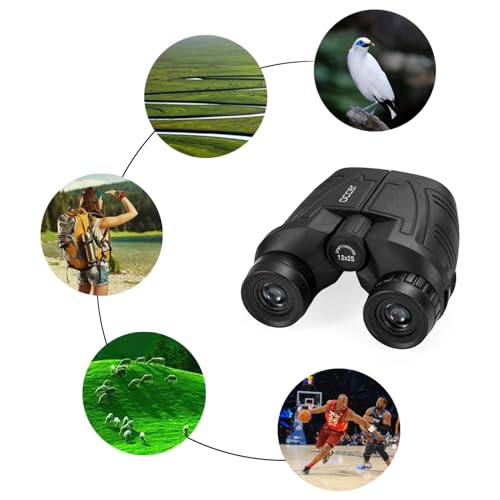 Occer 12x25 Compact Waterproof Binoculars for Adults and Kids