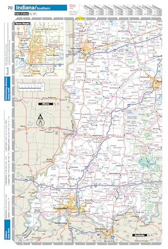 2025 Large Scale Road Atlas for USA, Canada, Mexico