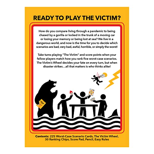 Spontuneous Worst-CASE Scenario Card Game: Family/Party Fun