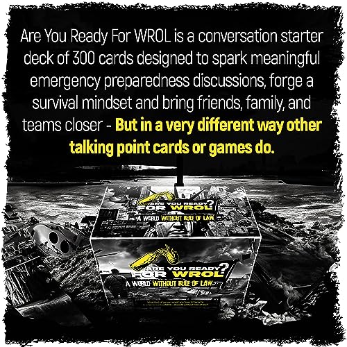 WROL Apocalyptic Conversation Starter & Table Topics Cards