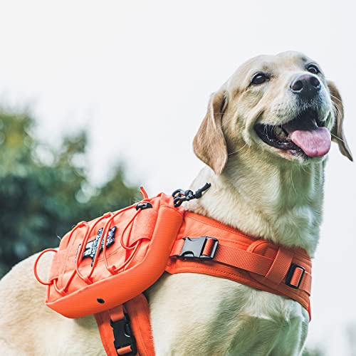 OneTigris Tactical Pet Backpack for Medium/Large Dogs, Orange