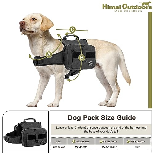 Himal Outdoors Large Dog Hiking Saddle Bag Pack