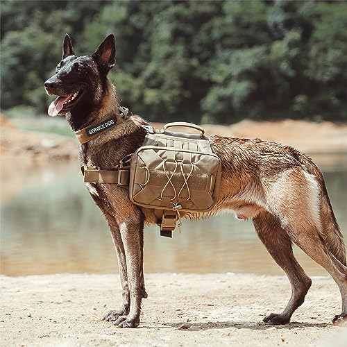 Dog Saddle Bag Backpack for Camping or Hiking