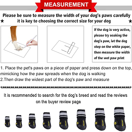 Large Dog Shoes for Winter & Summer Outdoor Activities
