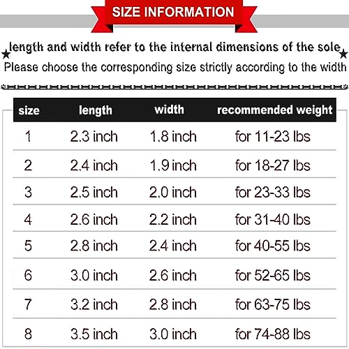 Large Dog Shoes for Winter & Summer Outdoor Activities