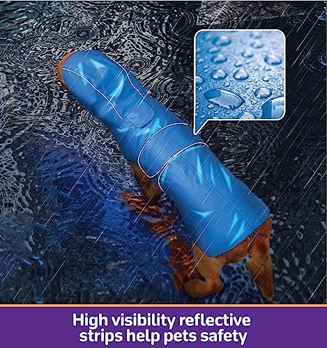 Reversible Waterproof Dog Raincoat for Small to 3X-Large Dogs
