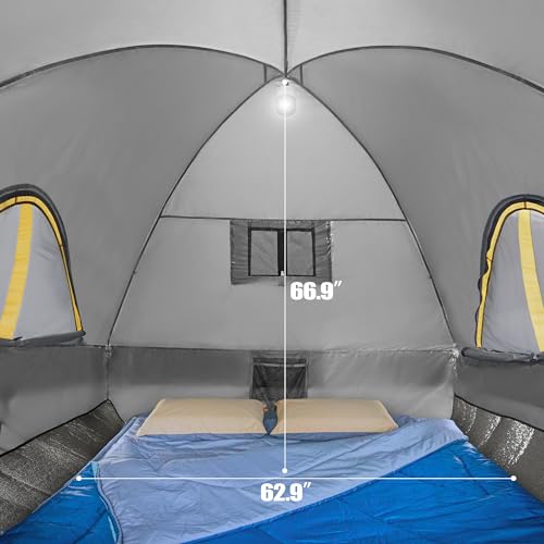 GoHimal Waterproof Pickup Truck Bed Tent, Camping, Gray