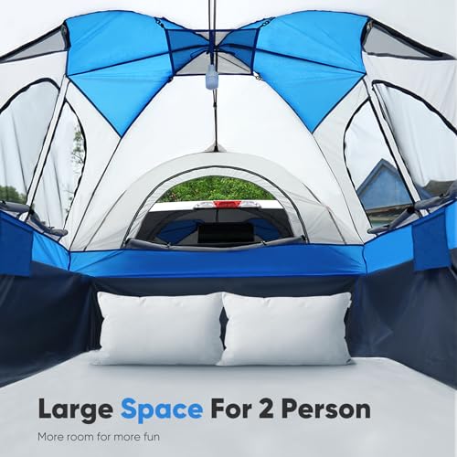Quictent Waterproof Truck Bed Tent with Awning & Storage