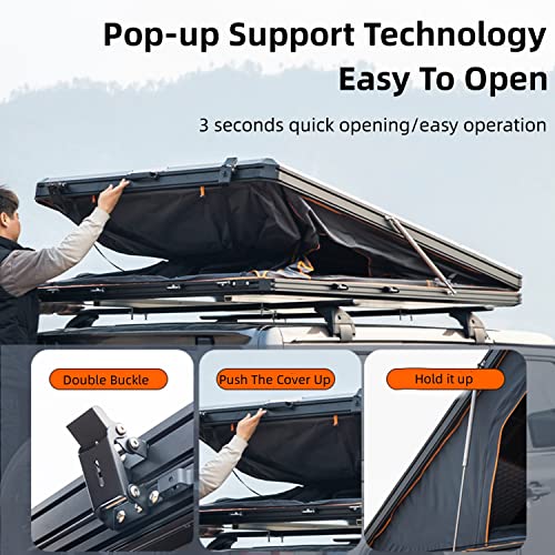 Naturnest Rooftop Tent Hard Shell for Cars, Trucks