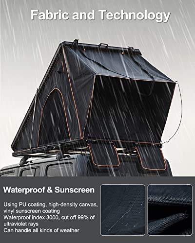 Naturnest Rooftop Tent Hard Shell for Cars, Trucks