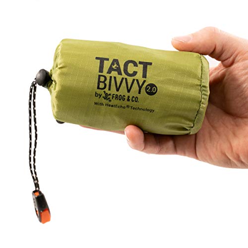 HeatEcho® Tact Bivvy 2.0: Lightweight Waterproof Emergency Sleeping Bag