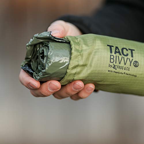 HeatEcho® Tact Bivvy 2.0: Lightweight Waterproof Emergency Sleeping Bag
