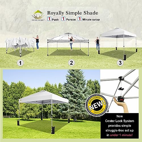 Crown Shades 10x10 Pop up Canopy with Accessories