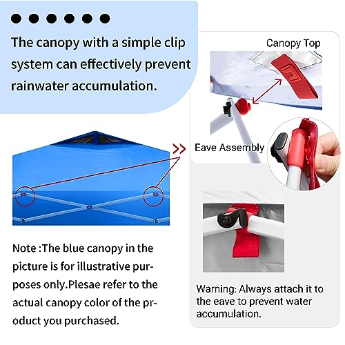 Crown Shades 10x10 Pop up Canopy with Accessories